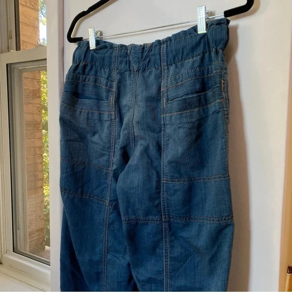 New Free People Pull On Drawstring Jeans XS - Picture 8 of 13